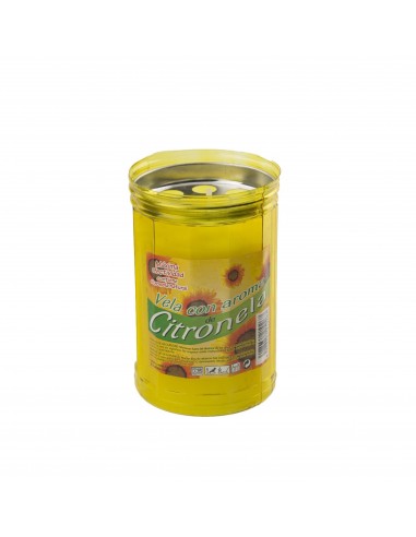 Velón Citronela V-3 con tapa